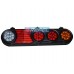Conjunto Lanterna Traseira LED 24V Librelato Carretas Implementos 2008 a 2012 Lado Direito