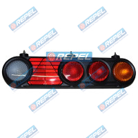 Conjunto Lanterna Traseira 24V Librelato Carretas Implementos 2008 a 2012 Lado Direito Com Lâmpadas 24V