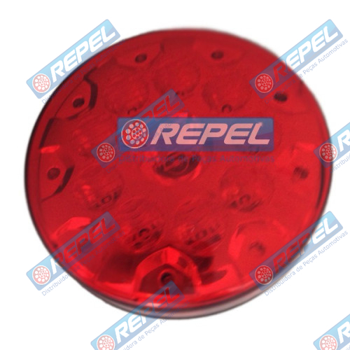 Lanterna Traseira (Módulo) LED Noma Ibipora Carreta e Implementos 2010> Vermelha Meia Luz e Freio 24V 