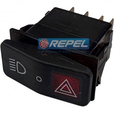 Interruptor Luz Case 86989942 New Holland 86989942 CNH 86989942