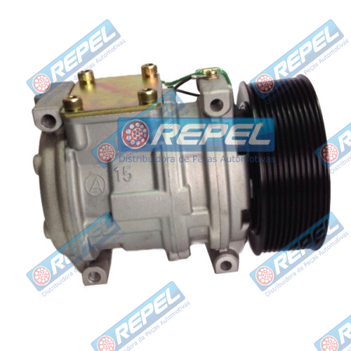 Compressor Ar Condicionado 10PA15C 24V 8PK MBB Axor 2831 2833 1933 2033 1831 Atego Eletrônicos