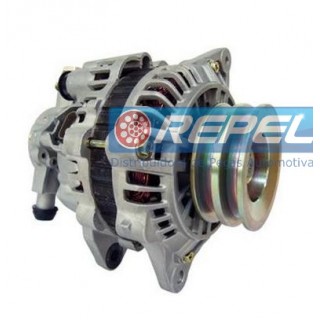 Alternador Mando Mitsubishi L200 Pájero Montero Shogun 2.5 93> (BOMBA VACUO) 12V 90 Amp. Polia 2 Canal