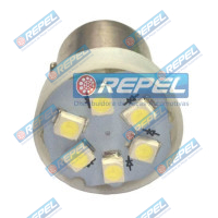 Lâmpada Led Lampled 67 12V 10W BA15S Led Slim Cristal (caixa 10 pecas)