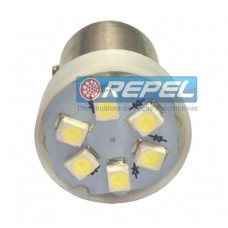 Lâmpada Led Lampled 67 12V 10W BA15S Led Slim Cristal (caixa 10 pecas)