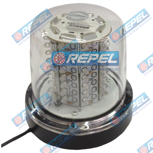 Giroled Giroflex LED 12V 64Leds Branco Ima Universal e Adaptações