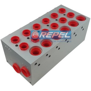 Bloco Manifold Hidráulico John Deere AXT17304BL
