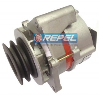 Alternador Bosch 55AMP. 12V MBB 1113 1313 1513 2013 1618 1418 1620 Bicudo Polia Dupla 