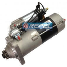 Motor Partida Mitsubishi 24V 12D MBB Axor 3340 3344 2540 2544 2640 2644 2035 2535 4/64 4/65 4/68 4/74 Ônibus O500 Caminhão Actros 4141 4140 3357 3355 4144 4143 4146 4148 4158