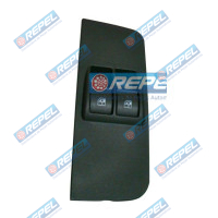 Botão Vidro Elétrico Duplo Novo Palio Strada Siena Palio Wekeend 2009> Lado Motorista Esquerdo