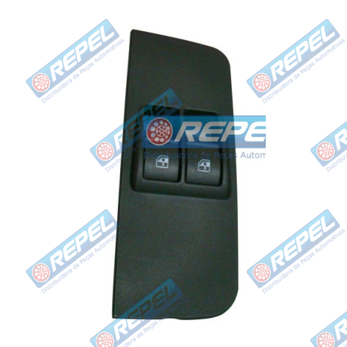 Botão Vidro Elétrico Duplo Novo Palio Strada Siena Palio Wekeend 2009> Lado Motorista Esquerdo