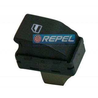 Botão Vidro Elétrico Simples VW Gol Parati Saveiro 2005> G4 Gol Voyage Saveiro 2010 G5 Fox Crosfox Polo