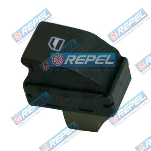 Botão Vidro Elétrico Simples VW Gol Parati Saveiro 2005> G4 Gol Voyage Saveiro 2010 G5 Fox Crosfox Polo