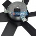 Eletroventilador (Ventoinha) Radiador Uno Eba Fiorino Premio 90 a 96 Uno Mille 90 a 2003 Sem AR 306mm 6Pás