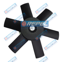 Eletroventilador (Ventoinha) Radiador Uno Eba Fiorino Premio 90 a 96 Uno Mille 90 a 2003 Sem AR 306mm 6Pás