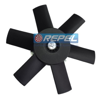 Eletroventilador (Ventoinha) Radiador Uno Eba Fiorino Premio 90 a 96 Uno Mille 90 a 2003 Sem AR 306mm 6Pás