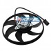 Eletroventilador (Ventoinha) Radiador Fiat Palio Strada Siena 1.0 1.3 1.4 Young 2010 Idea 1.6 1.8 2010 Com AR 385mm 7Pás