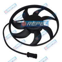 Eletroventilador (Ventoinha) Radiador Fiat Palio Strada Siena 1.0 1.3 1.4 Young 2010 Idea 1.6 1.8 2010 Com AR 385mm 7Pás