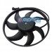 Eletroventilador (Ventoinha) Radiador Fiat Palio Strada Siena 1.0 1.3 1.4 Young 2010 Idea 1.6 1.8 2010 Com AR 385mm 7Pás