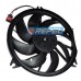 Eletroventilador (ventoinha) Radiador Peugeot 206 Com AR e Conector 390mm 8Pás