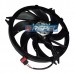 Eletroventilador (ventoinha) Radiador Peugeot 206 Com AR e Conector 390mm 8Pás