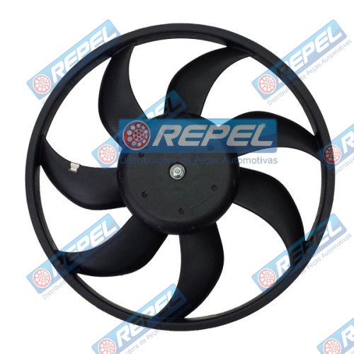 Eletroventilador (Ventoinha) Radiador Uno Mille 1.0 Economy 2009 Uno Mille Fire 2004 a 2008 Sem AR Modelo Denso 334mm 7Pás 