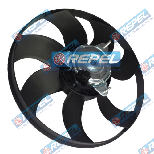 Eletroventilador (Ventoinha) Radiador Meriva Com AR 365MM 7Pás