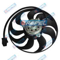Eletroventilador (Ventoinha) Radiador Fox 2003> CrossFox 2003> Polo 2003> Cordoba 2002> Ibiza 2002> Audi A3 S3 TT Com AR 290MM