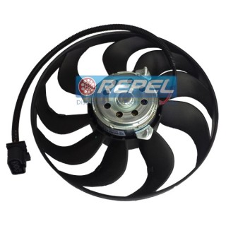 Eletroventilador (Ventoinha) Radiador Fox 2003> CrossFox 2003> Polo 2003> Cordoba 2002> Ibiza 2002> Audi A3 S3 TT Com AR 290MM