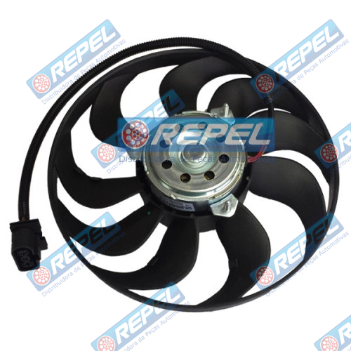 Eletroventilador (Ventoinha) Radiador Fox 2003> CrossFox 2003> Polo 2003> Cordoba 2002> Ibiza 2002> Audi A3 S3 TT Com AR 290MM