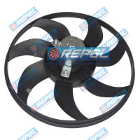 Eletroventilador (Ventoinha) Radiador Corsa 1.0 2003 a 2008 Sem AR 334MM 7PAS