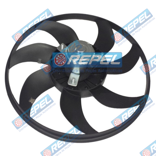 Eletroventilador (Ventoinha) Radiador Corsa 1.0 2003 a 2008 Sem AR 334MM 7PAS