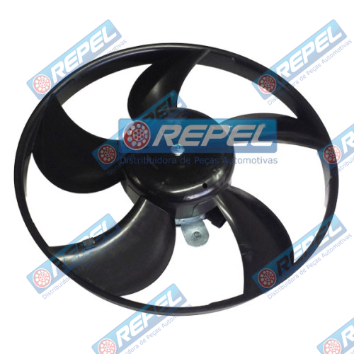 Eletroventilador (Ventoinha) Radiador Celta Prisma 2006> 1.0 1.4 Com AR 320MM 5Pás