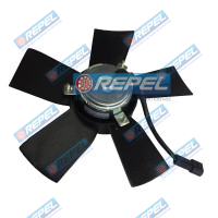 Eletroventilador (Ventoinha) Radiador Moza Kadett Ipanema S10 Opala Vectra Com AR 366MM 5Pás