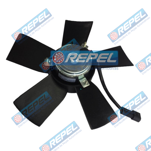 Eletroventilador (Ventoinha) Radiador Moza Kadett Ipanema S10 Opala Vectra Com AR 366MM 5Pás