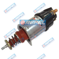 Automático Partida Delco Remy 42MT 24V Caterpillar Cummins New Holland Case Com Pistão (SOLENOIDE)