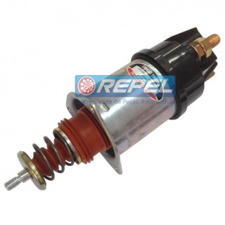 Automático Partida Delco Remy 42MT 24V Caterpillar Cummins New Holland Case Com Pistão (SOLENOIDE)