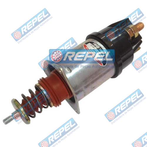 Automático Partida Delco Remy 42MT 24V Caterpillar Cummins New Holland Case Com Pistão (SOLENOIDE)