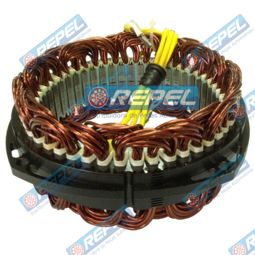 Estator Alternador Delco Remy 26SI 24V 75Amperes Caterpillar e Cummins