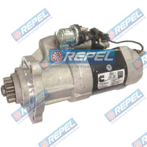 Motor Partida Delco remy 39MT 24V 11D Gerador Cummins C350 D6 C400 D6 Cummins NTA855 