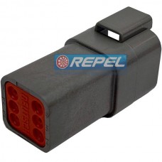Conector Deutsch DT04-6P Deutsch DT046P