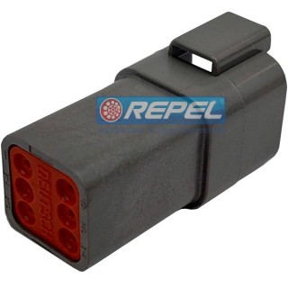 Conector Deutsch DT04-6P Deutsch DT046P