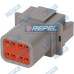 Conector Deutsch DT04-08PA Detsch DT0408PA