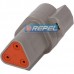 Conector Deutsch DT04-3P Deutsch DT043P