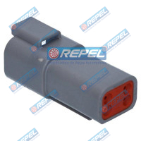 Conector Deutsch DT04-4P Deutsch DT044P