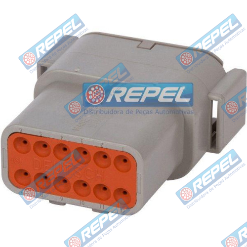 Conector Deutsch DTM0412PA Deutsch DTM04-12PA