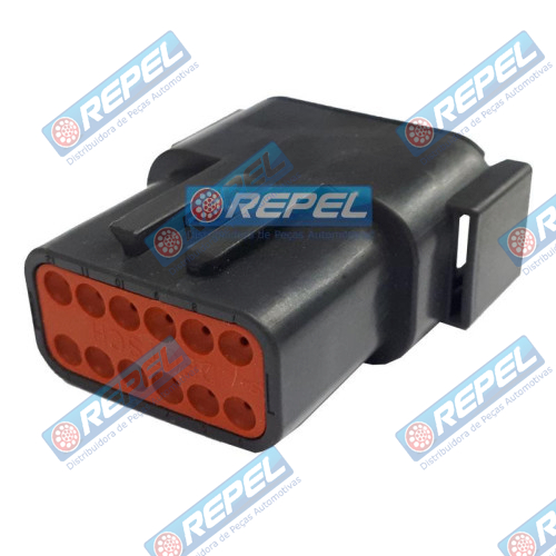 Conector Deutsch DTM0412PB Deutsch DTM04-12PB