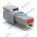 Conector Deutsch DTM0402P Deutsch DTM04-02P Deutsch DTM04-2P