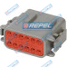 Conector Deutsch DTM0612SA Deutsch DTM06-12SA 