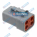 Conector Elétrico Repel RP1004358 Deutsch DTP06-4S 