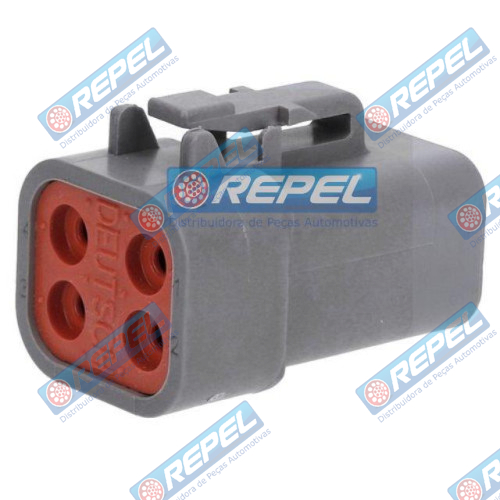 Conector Elétrico Repel RP1004358 Deutsch DTP06-4S 